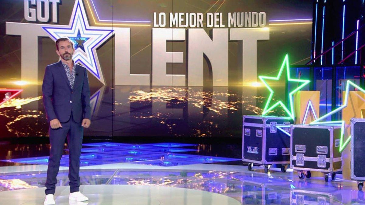 Santi Millán en el plató de 'Got Talent: lo mejor del mundo'