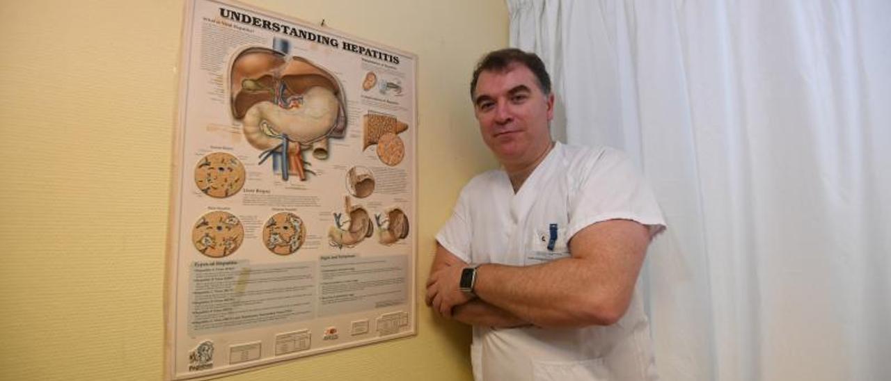 Juan Turnes es coordinador de hospitalización COVID en el área de Pontevedra-O Salnés. |   // GUSTAVO SANTOS