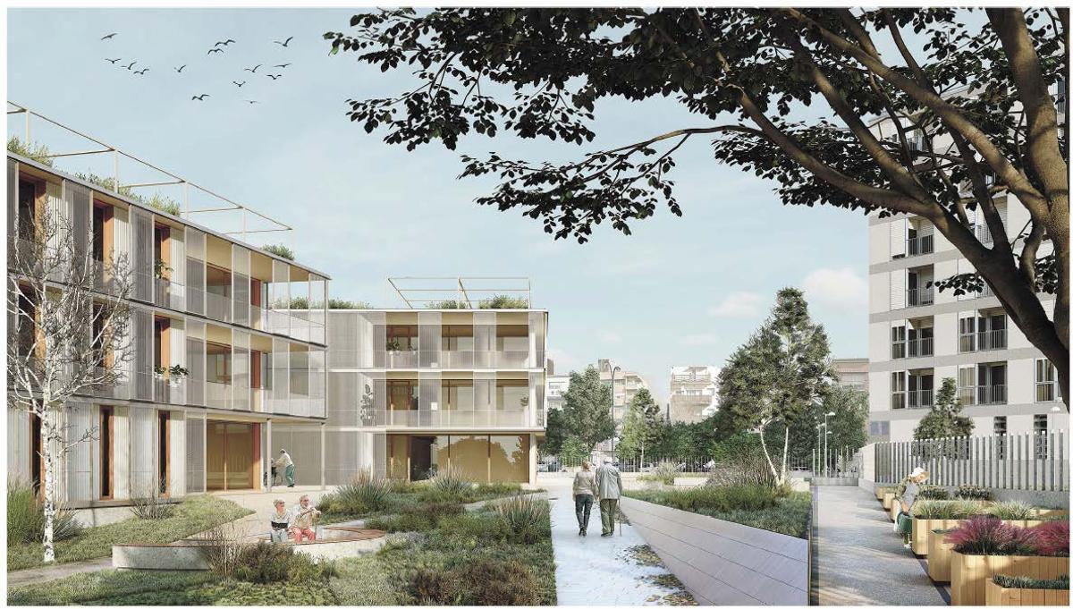 Proyecto de la nueva residencia en Sabadell
