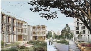 Proyecto de la nueva residencia en Sabadell