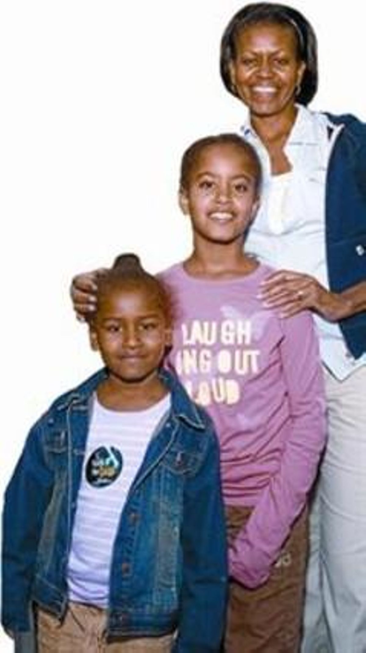 Michelle Obama i les filles, Malia i Sasha.