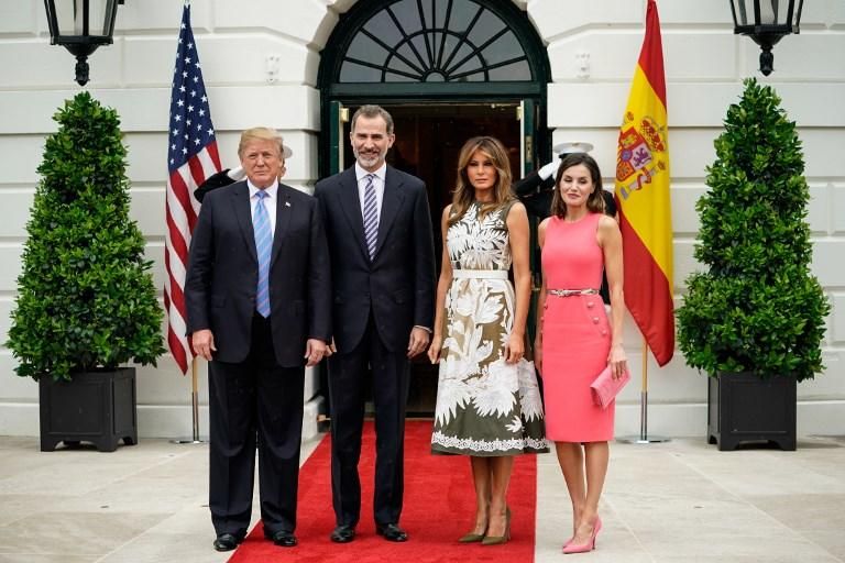 Los Reyes se reúnen con Trump en la Casa Blanca