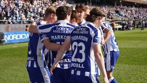 El Goteborg, celebrando un gol esta temporada