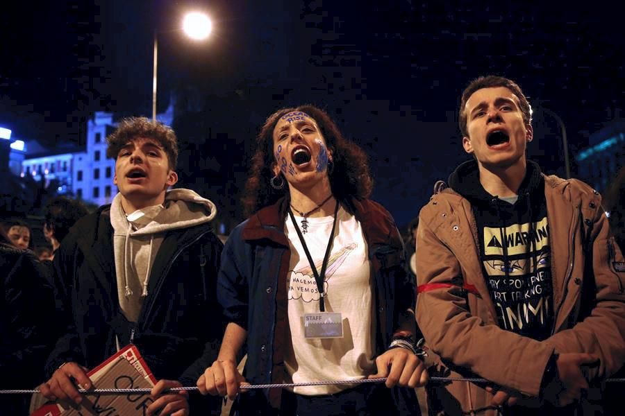 Manifestación en Madrid por la Cumbre del Clima