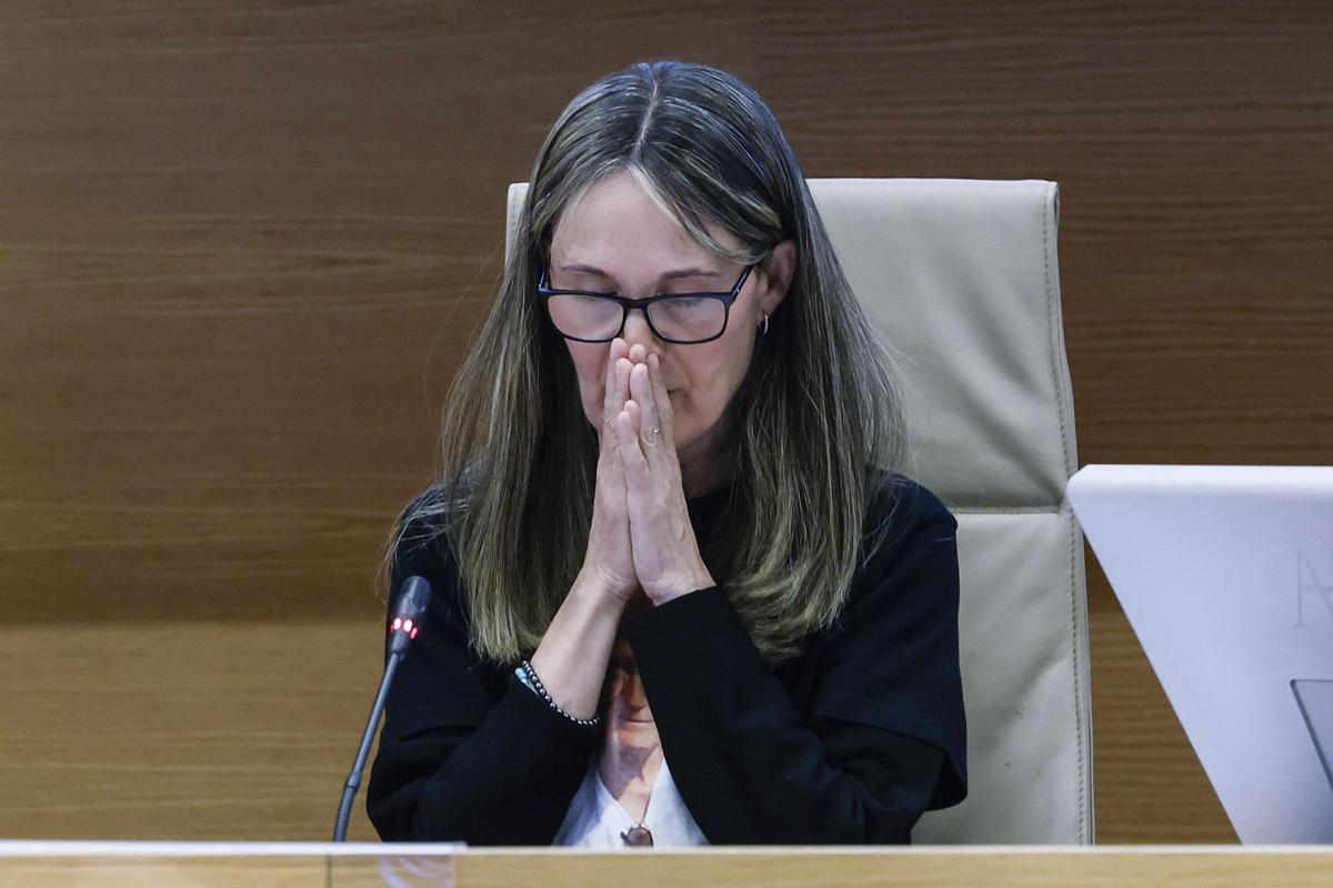 Rosa Álvarez en su comparecencia este martes en el Congreso.