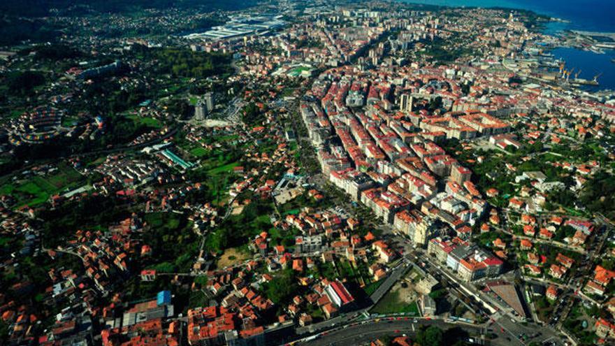 Imagen aérea de Vigo. // Iñaki Abella