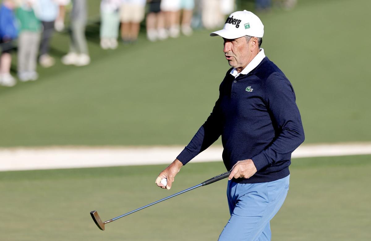 Olazábal finalizó su vuelta con un gran resultado, a pesar de sus 60 años, y 37 apariciones en el Masters