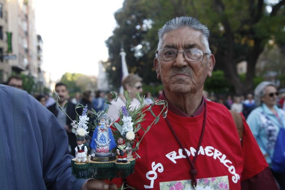 La Virgen de la Fuensanta vuelve a su santuario