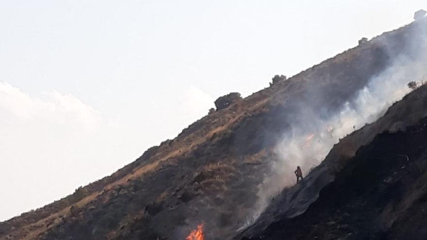 Un panorama desolador tras el incendio.