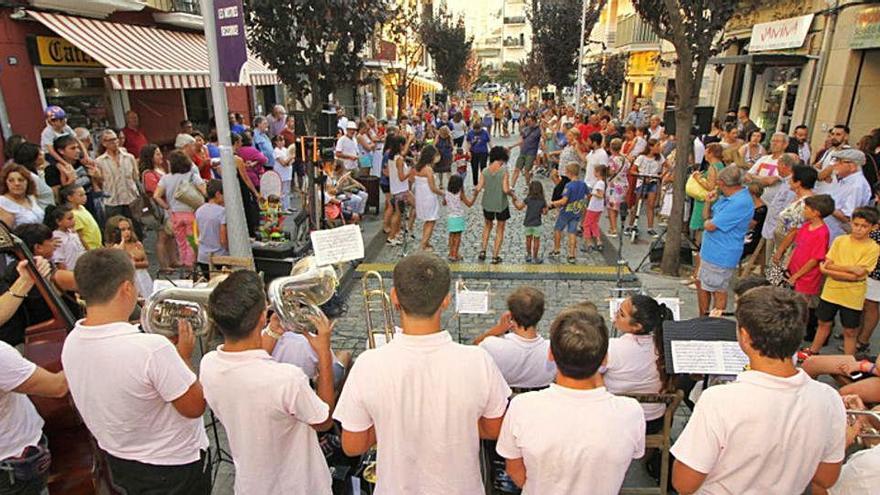 Imatge d&#039;arxiu del 2019 d&#039;una actuació durant la Festa Major de Blanes