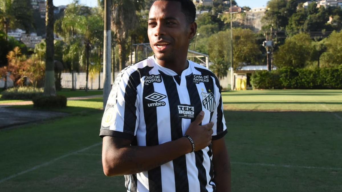 Robinho jugará por cinco meses con el Santos FC