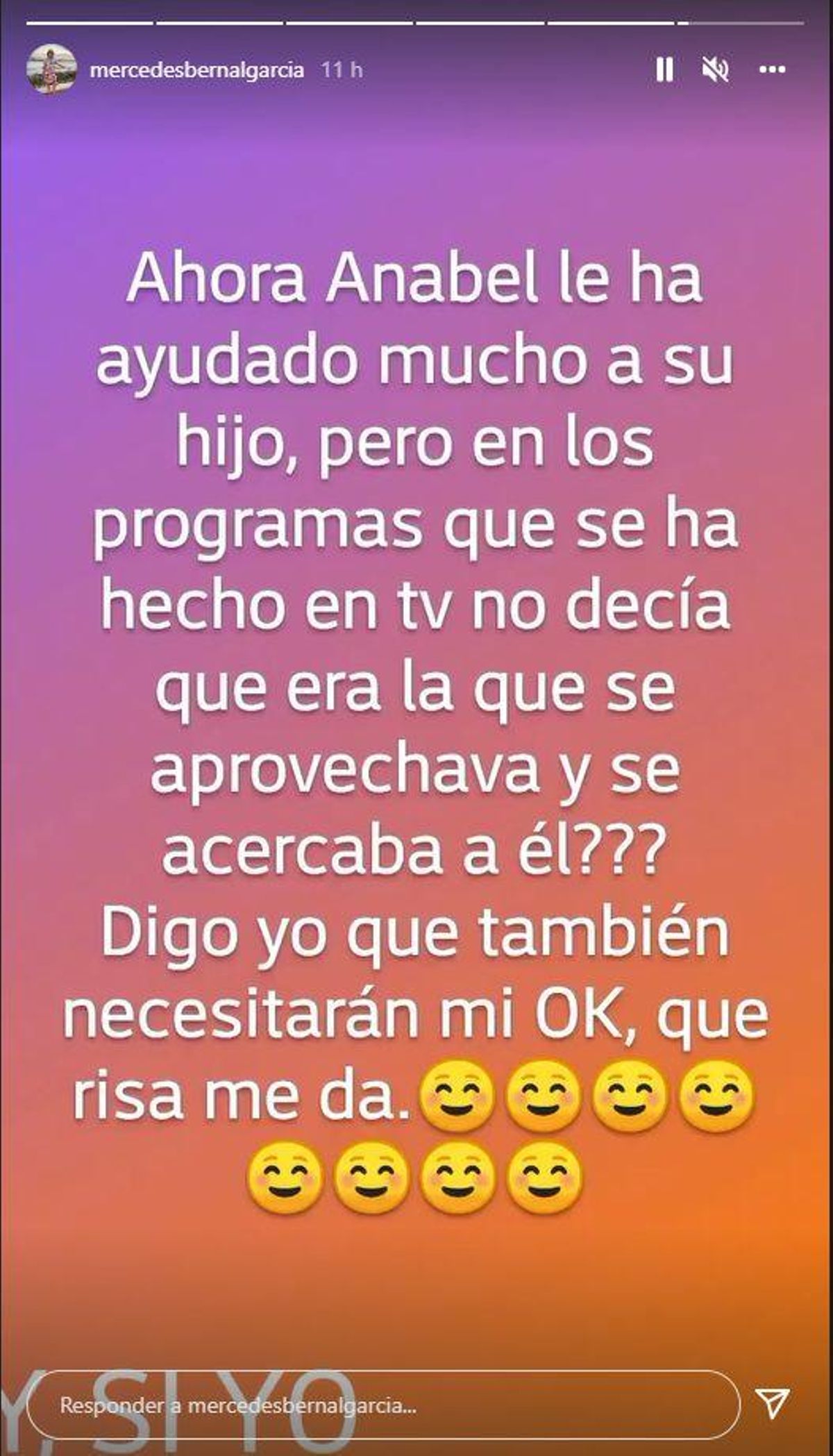 La madre de Anabel se pronuncia sobre el encuentro