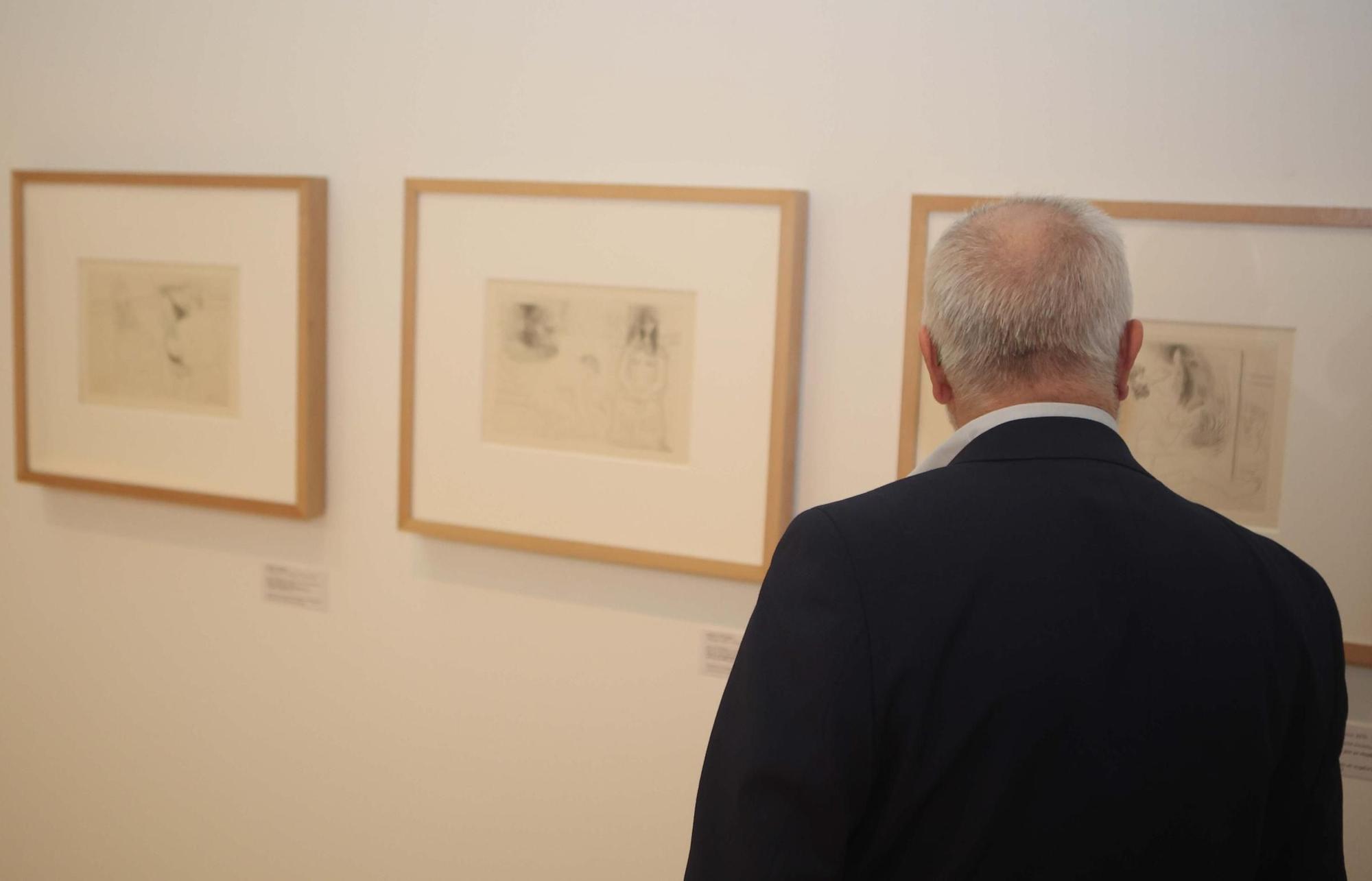 Inauguración de la exposición 'Compromiso con el arte' en A Coruña