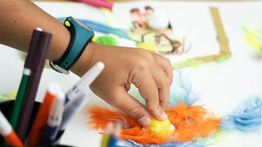 Fundación Ibercaja - Escuela de Arte para niños. Técnicas mixtas, experimentando con texturas