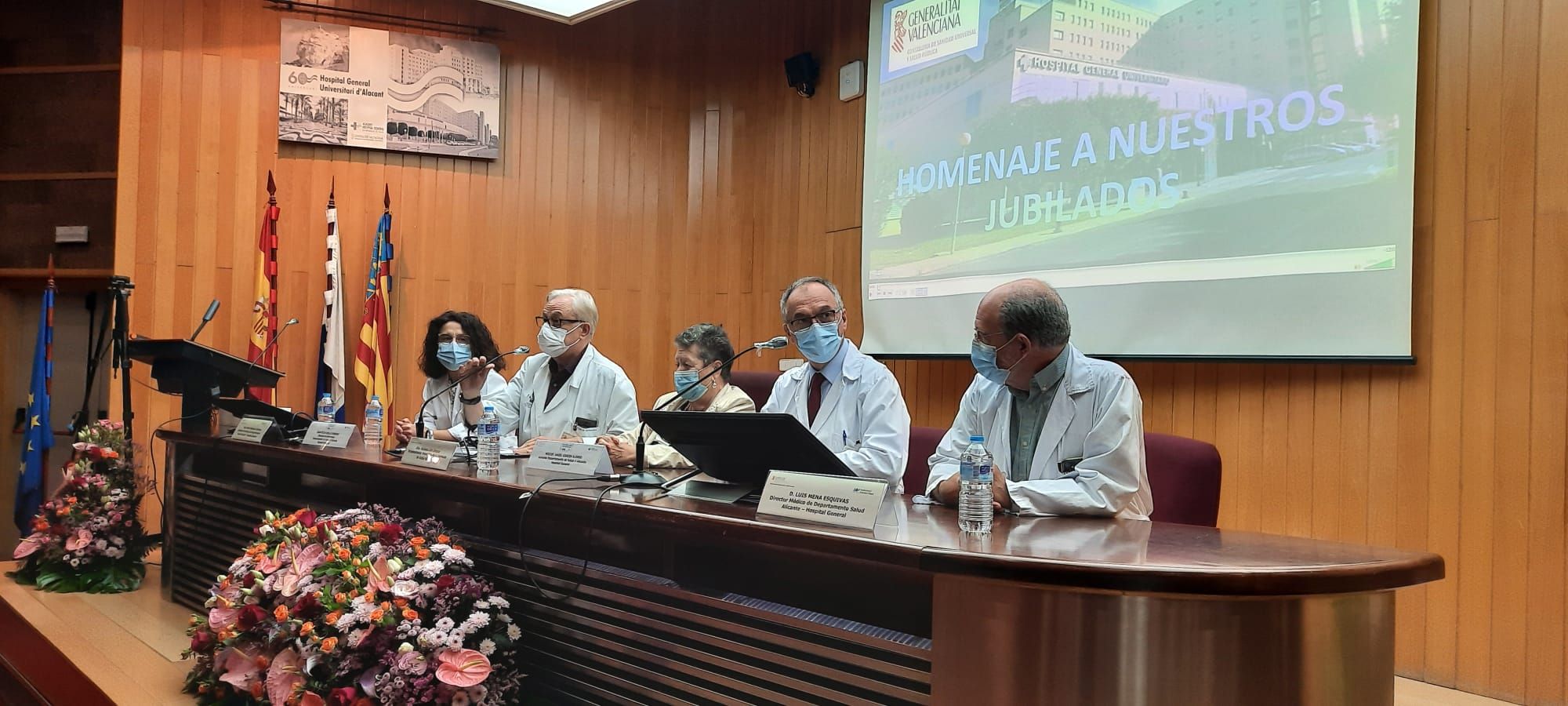 Homenaje al personal jubilado del Hospital General de Alicante