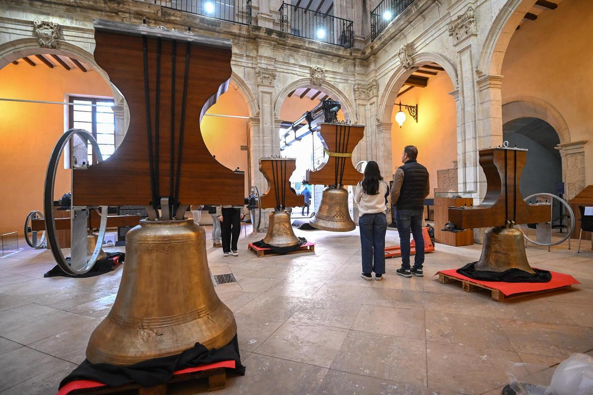 Así han quedado las campanas de la Catedral de Orihuela tras su restauración