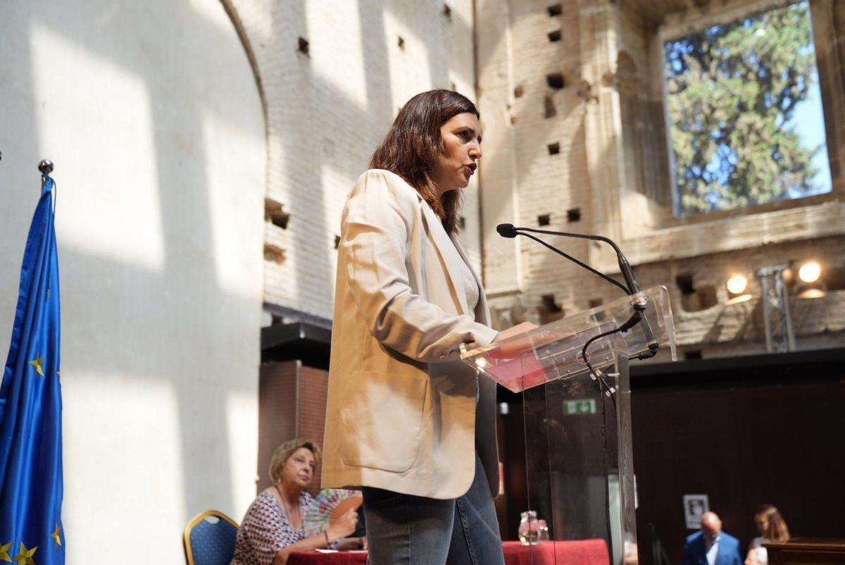 Ana Anguita, durante su intervención.