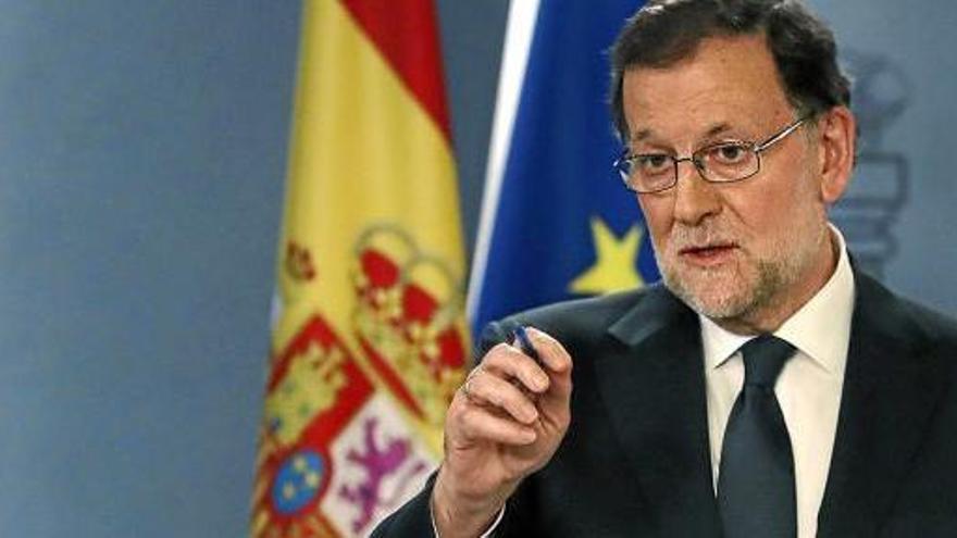 Mariano Rajoy va agrair al PSOE la seva decisió &quot;raonable i responsable&quot; d&#039;abstenir-se