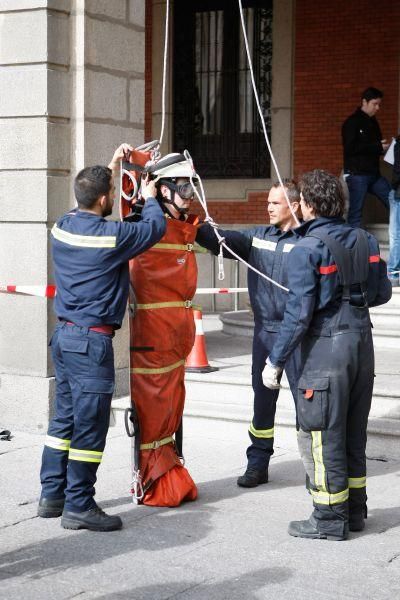 Simulacro de Bomberos.