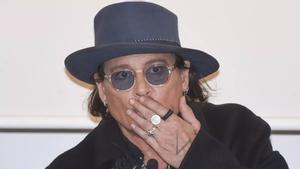 Johnny Depp en el festival de cine de Sevilla