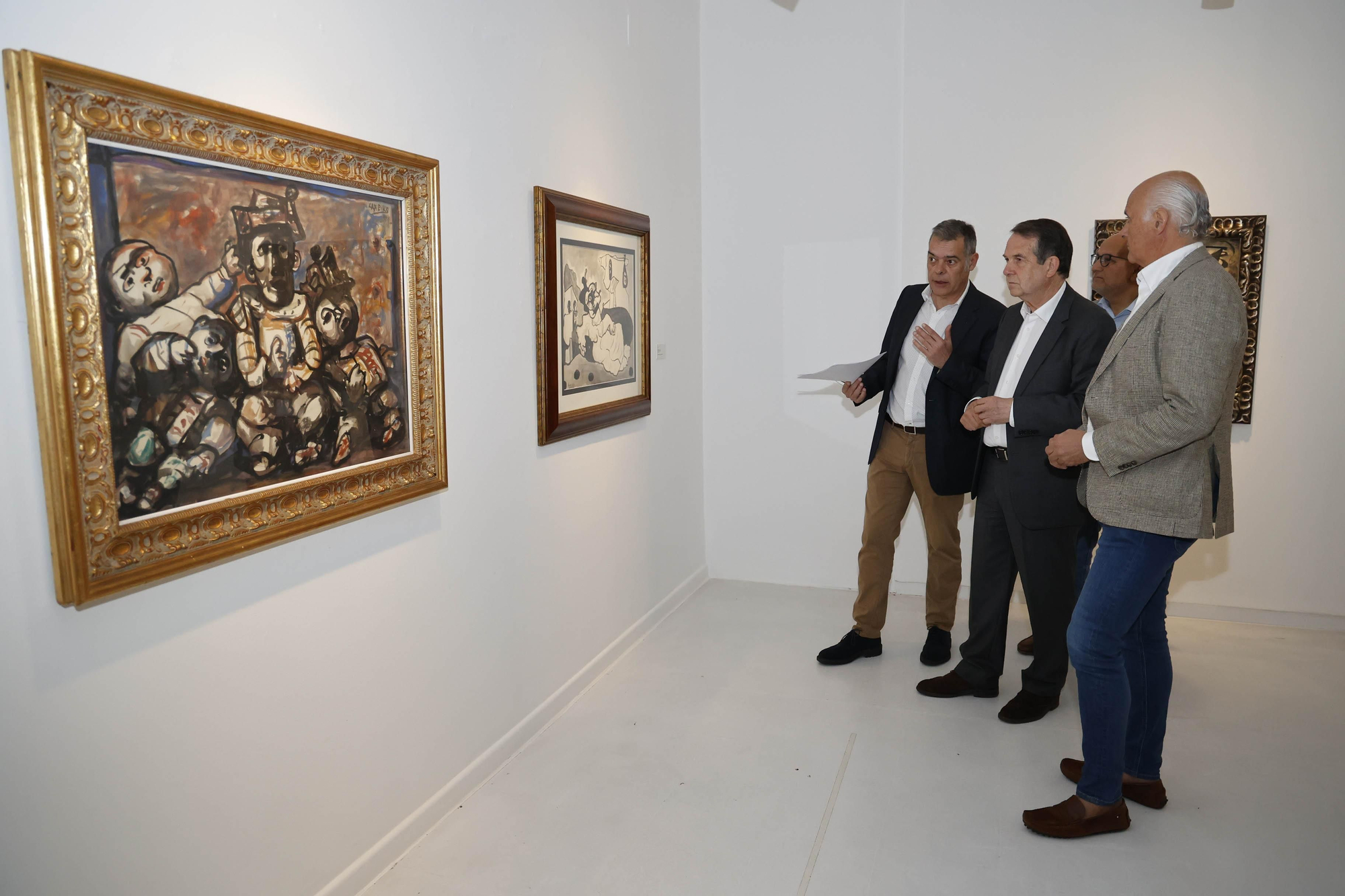 Inauguración da exposición Laxeiro descoñecido II. Obas inéditas da segunda época