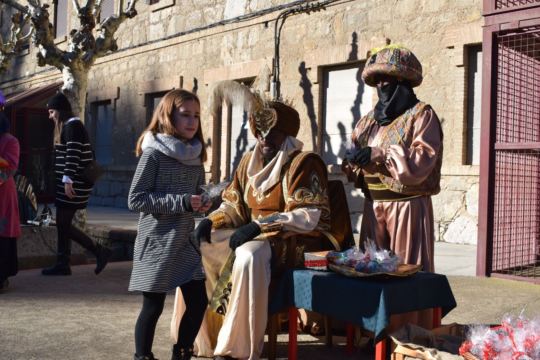 Els Reis d'Orient recullen el carbó a les mines de Cercs