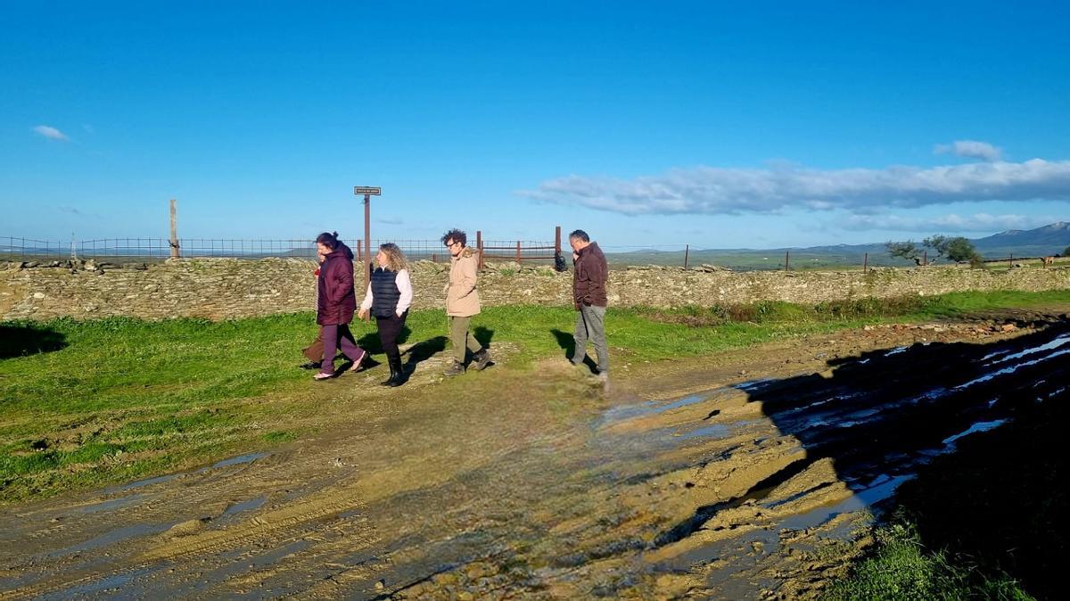 El Gobierno visita las zonas afectadas por el temporal en Extremadura