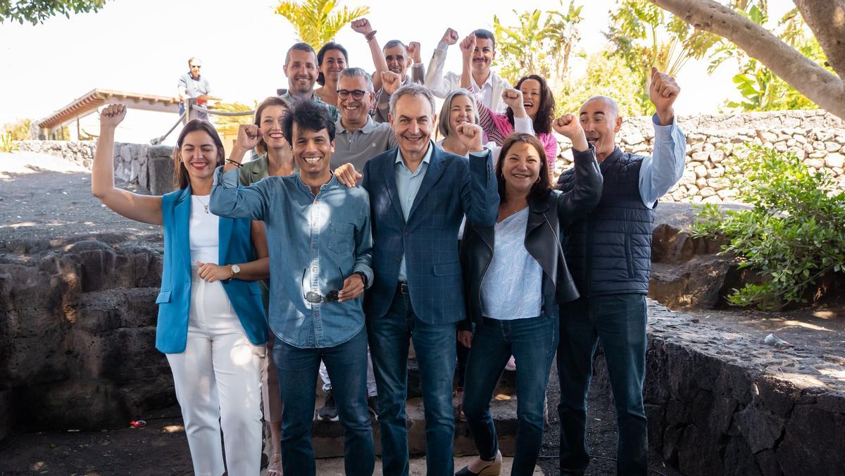 Acto del PSOE de Lanzarote con José Luis Rodríguez Zapatero en La Florida