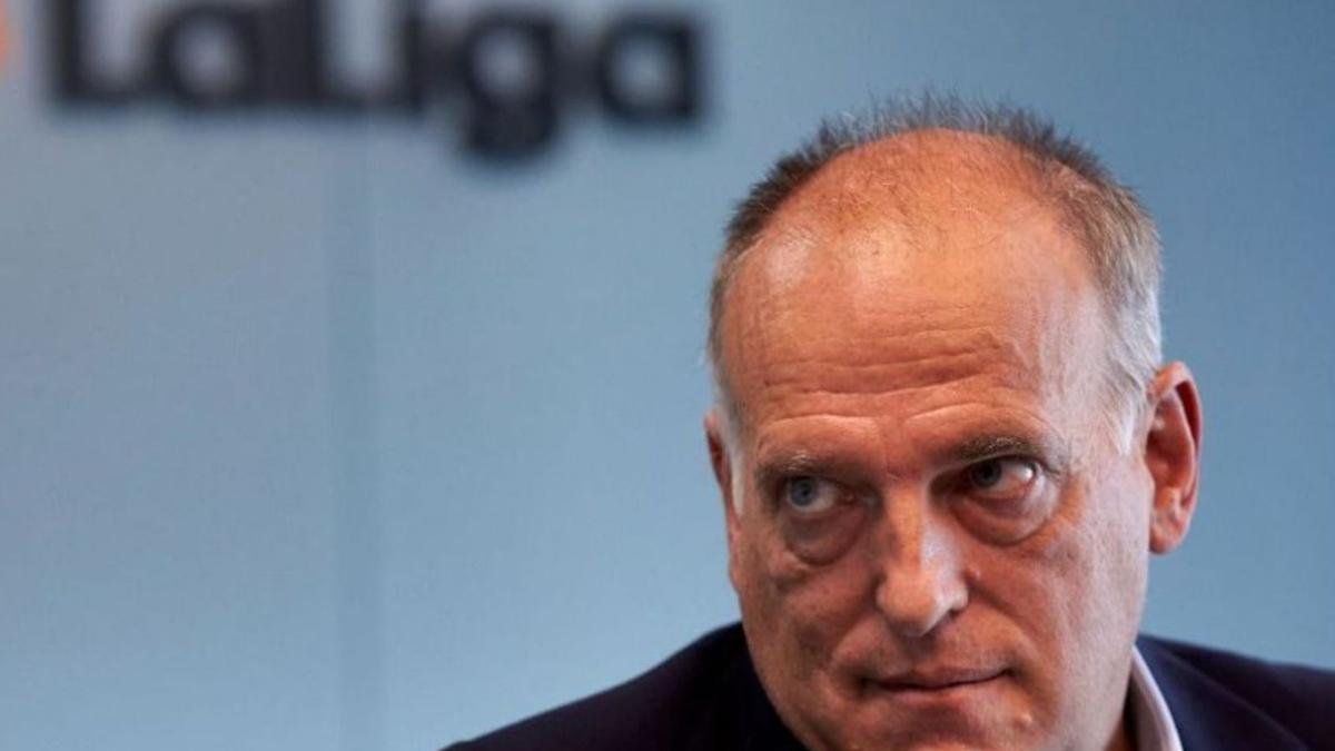 La-Liga-Chef Javier Tebas kämpft mit allen Mitteln gegen die Super League.  | FOTO: SPORT