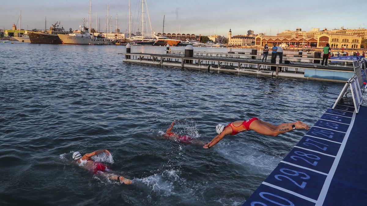 Búscate en las imágenes del campeonato de Europa de Triatlón . Distancia Olímpica