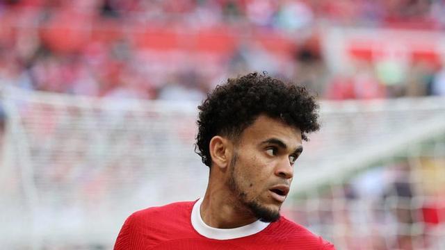Luis Díaz, en un partido con el Liverpool. |  // EFE