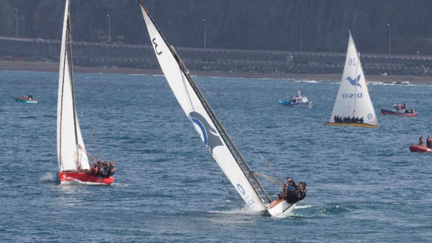 Imagen de la regata Autoridad Portuaria, primer concurso de este año.