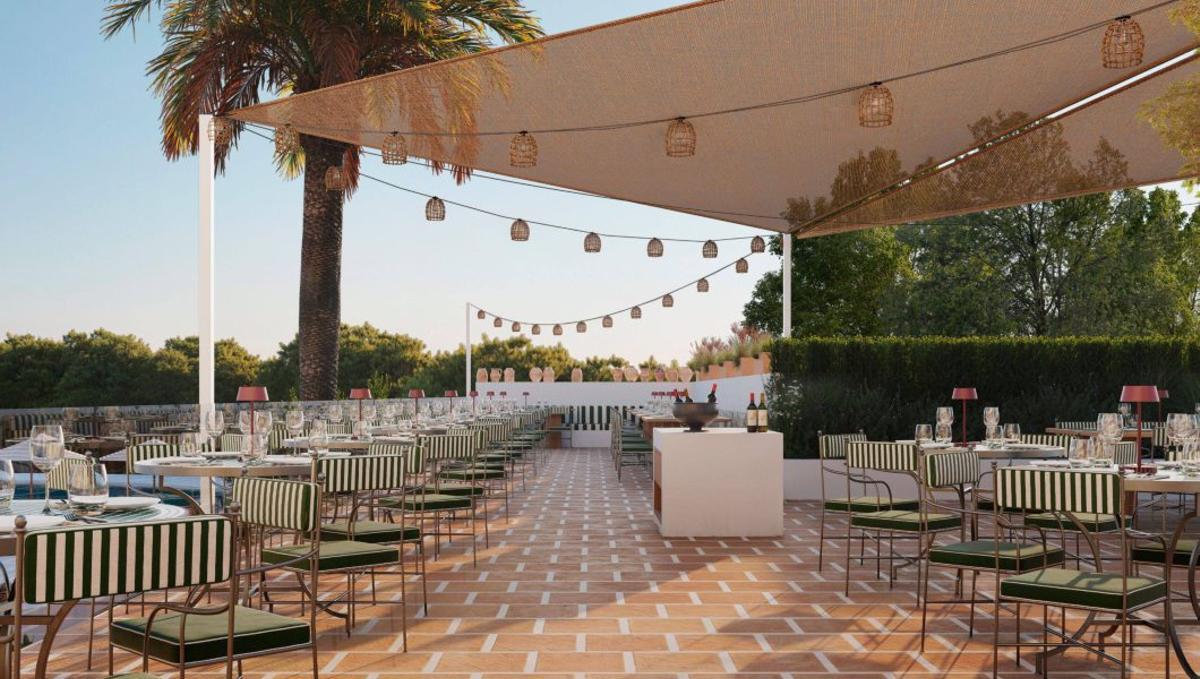 Auf der Terrasse des Bistros Ópalo im Hyatt-Hotel Sarena an der Playa de Muro.