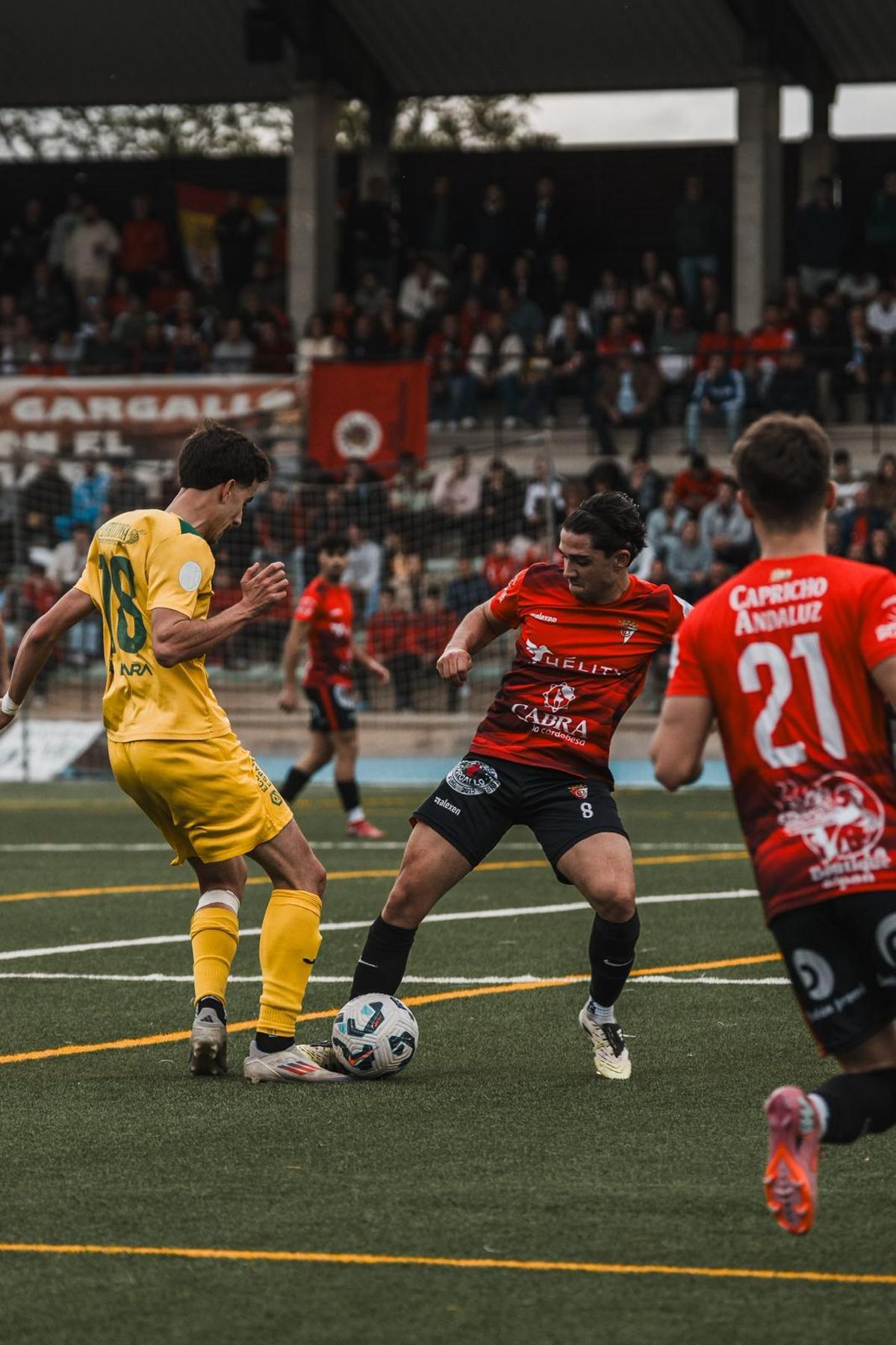 Acción del encuentro entre el Egabrense y el Montilla.