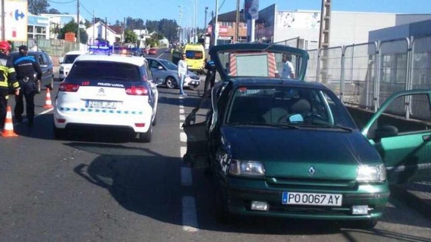 Daños materiales en el accidente de la recta de Rubiáns