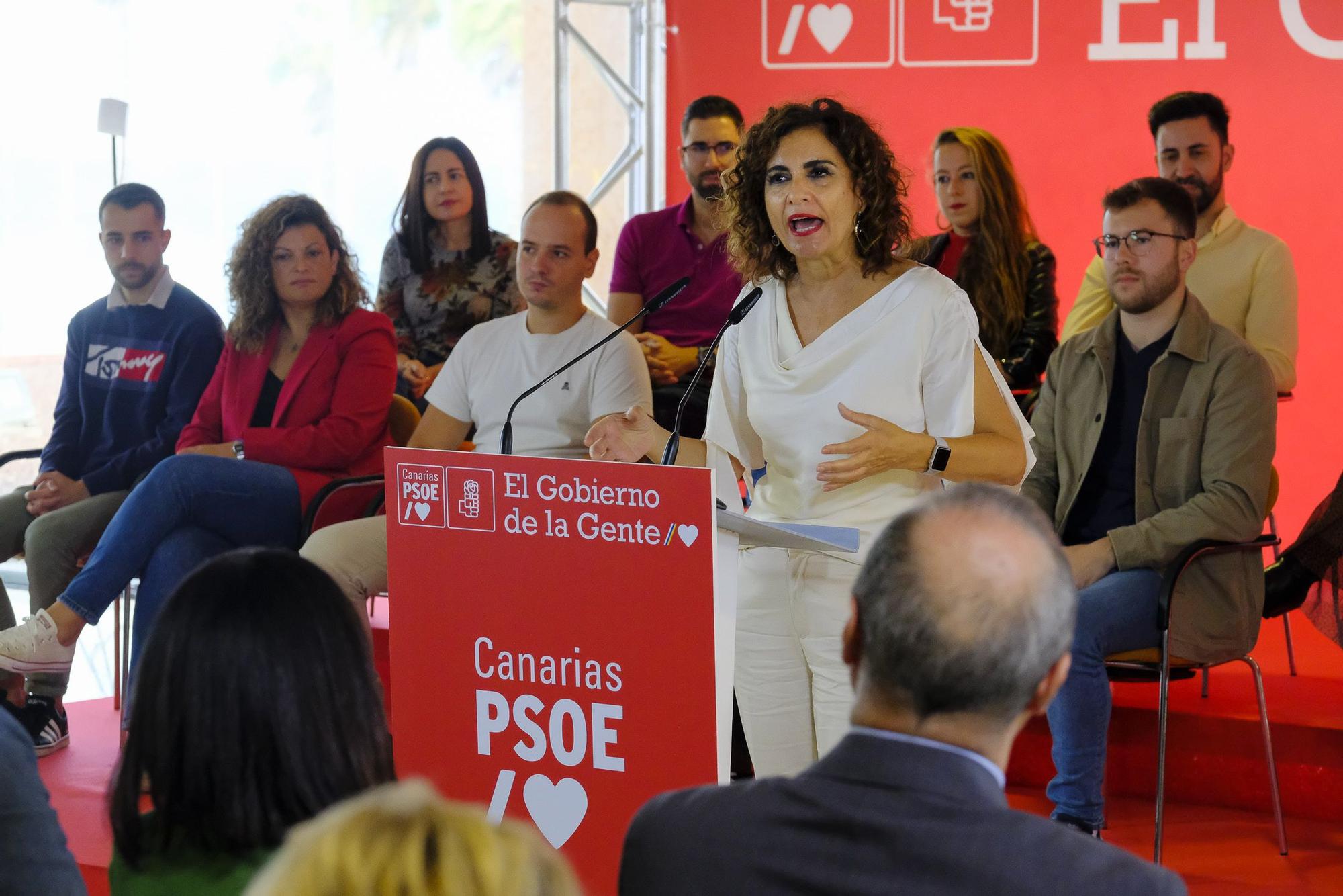 Carolina Darias presenta su candidatura a la alcaldía de la capital grancanaria