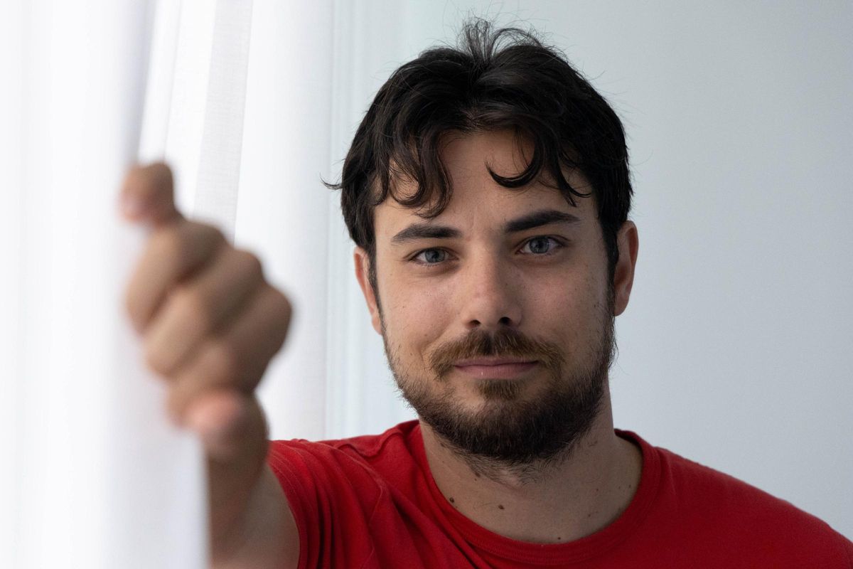 Jonatan Carreres, en la sede de INFORMACIÓN en Alicante