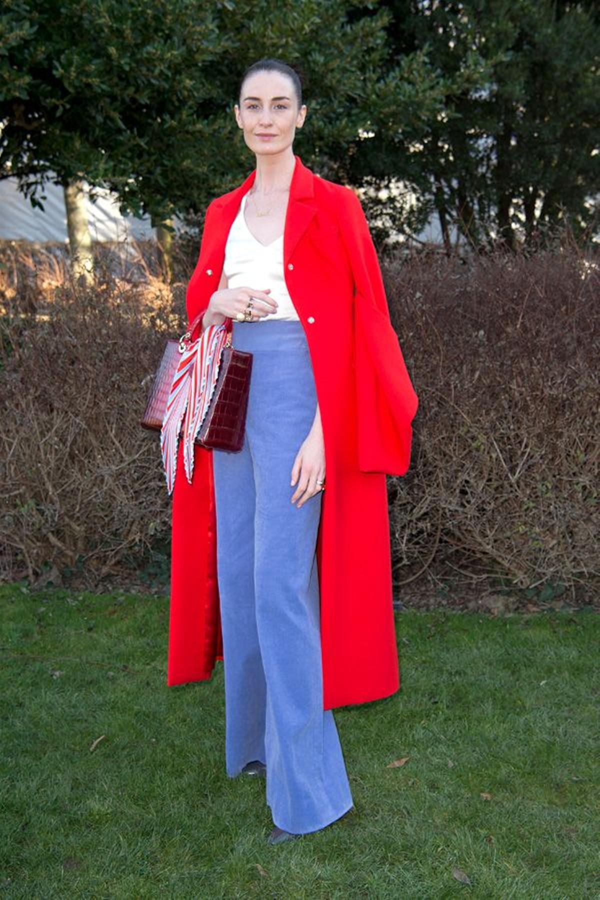 Erin O'Connor en el desfile de Christian Dior de Alta Costura Primavera-Verano 2016