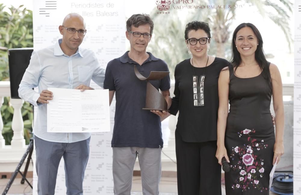 José Miguel L. Romero, premiado por el mejor trabajo periodístico de Balears 2015