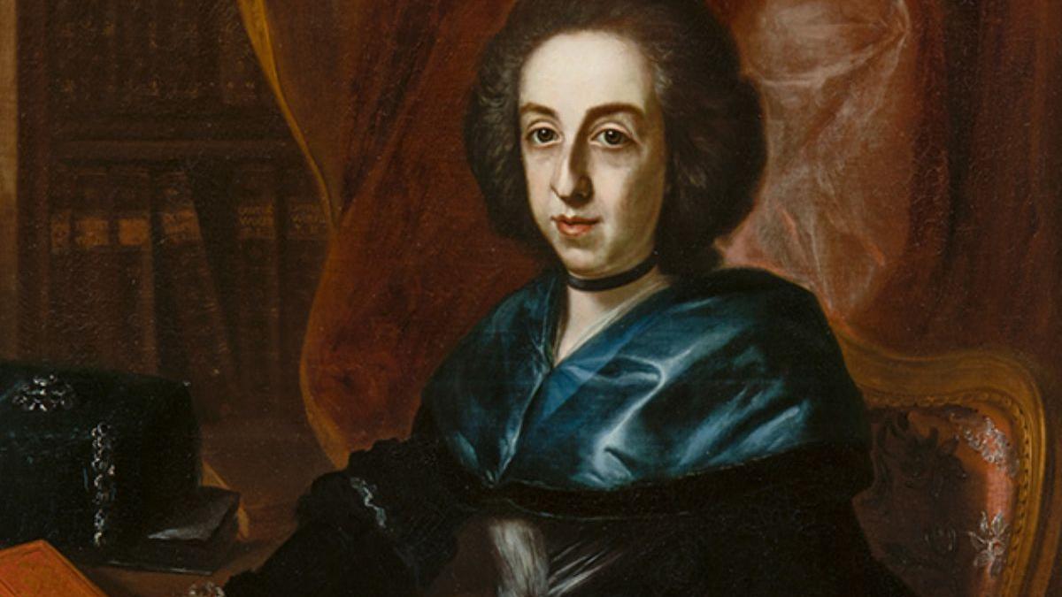 Retrato de María Isidra de Guzmán, la 'doctora de Alcala', obra de Joaquín Inza