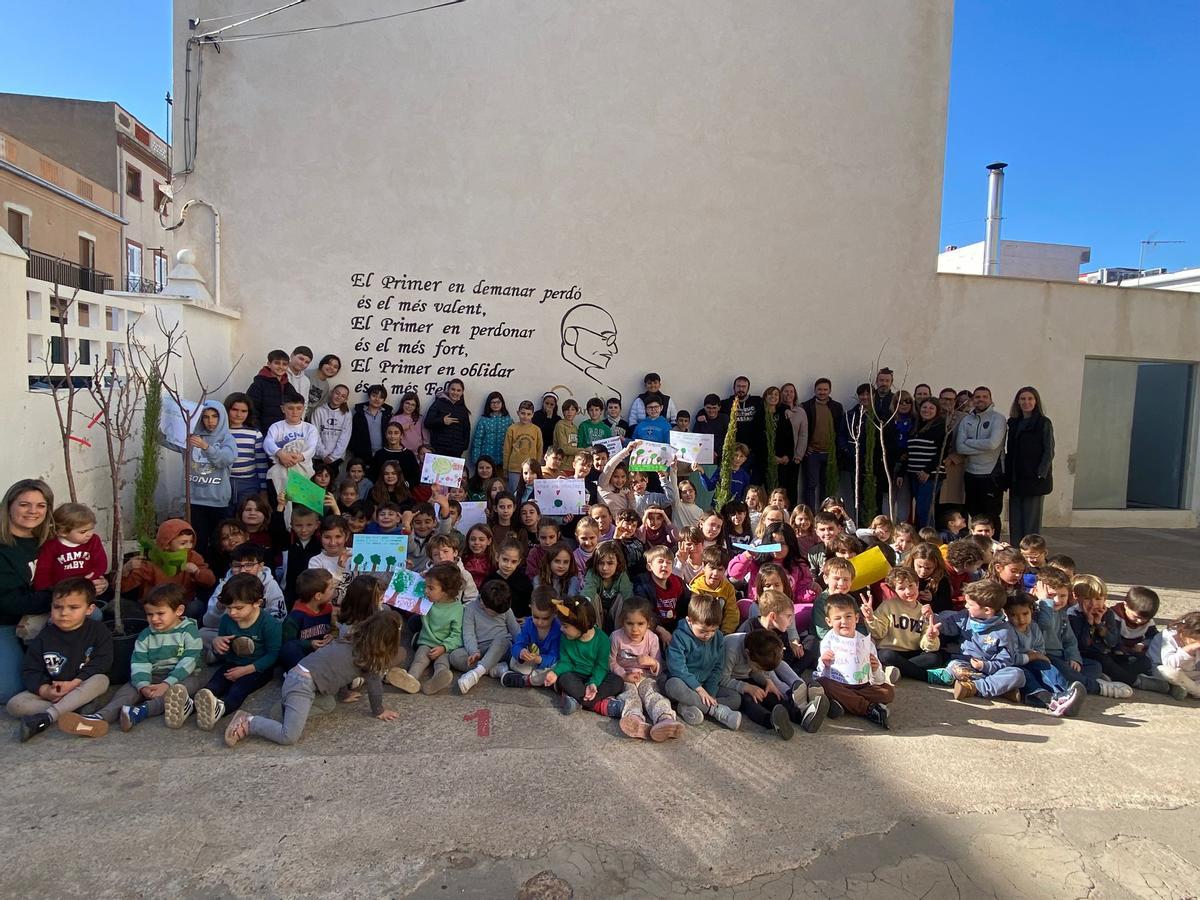 Una actividad escolar en Quartell.