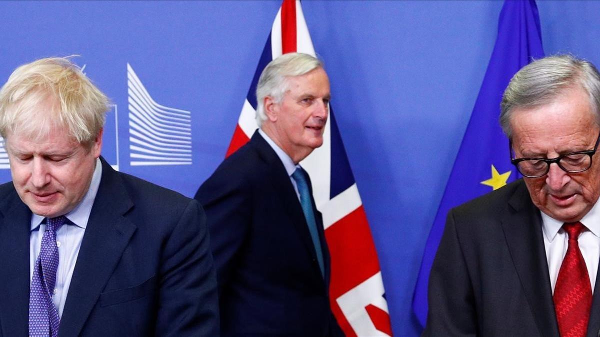 prime minister boris johnson brexit acuerdo