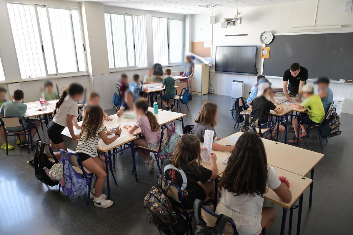 La escuela de Pascua de años anteriores.