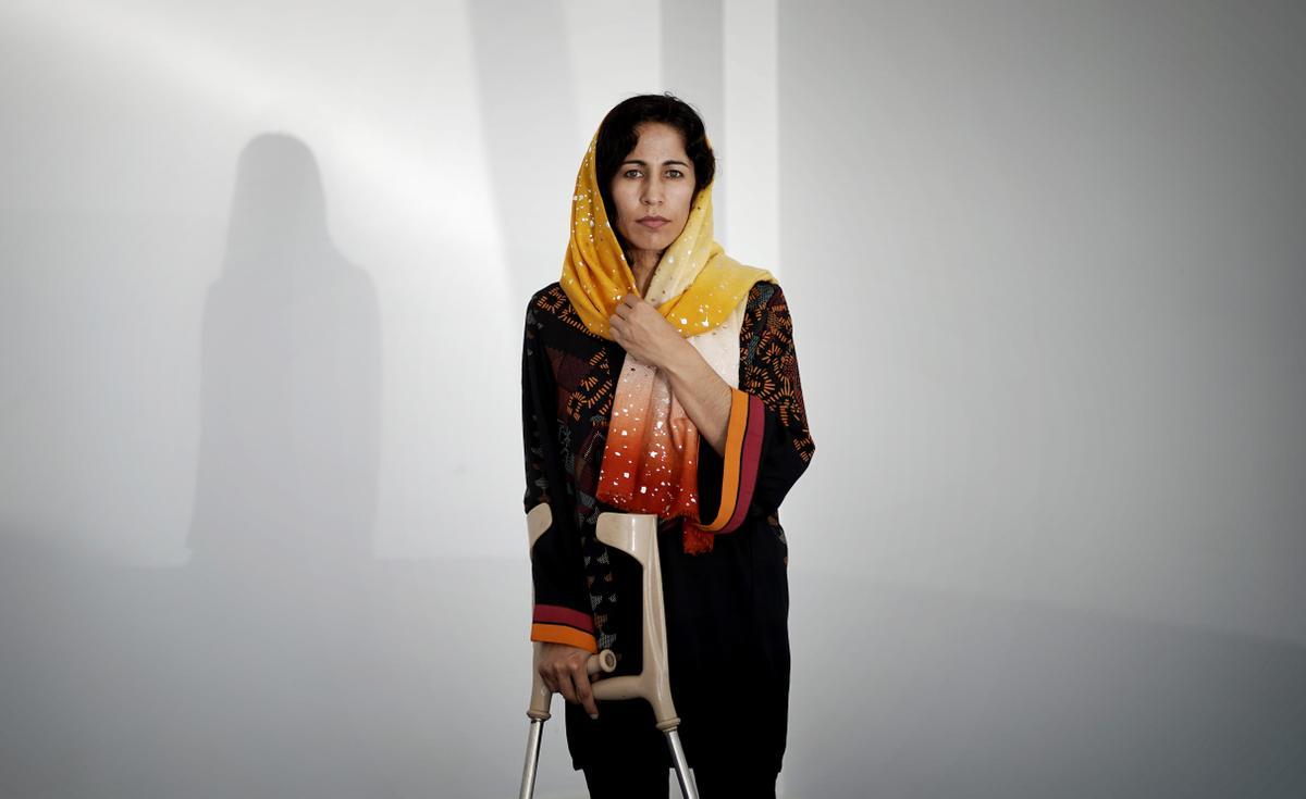 La fiscal afgana Kathera Safi, refugiada en Getafe.