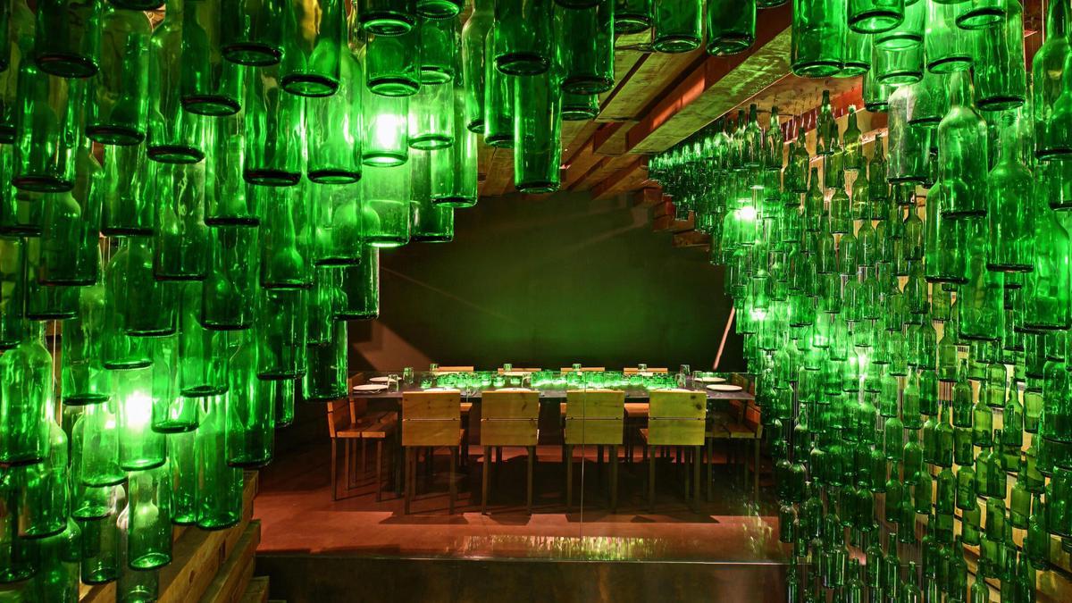 Una de las sidrerías de Tierra Astur