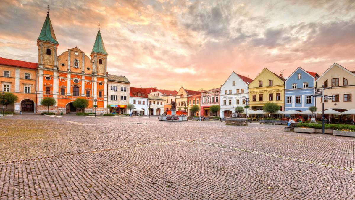 Plaza principal de Zilina.