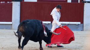 El torero Sebastián Castella durante una corrida en Las Ventas.