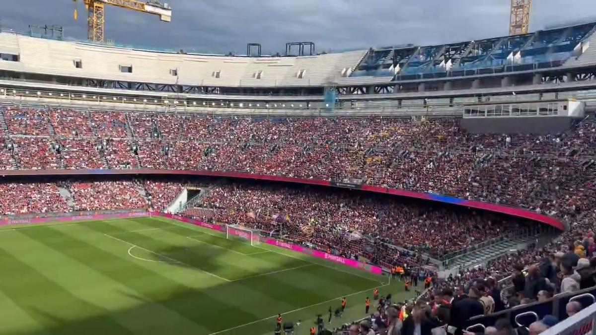 Así lucen las nuevas gradas del Spotify Camp Nou