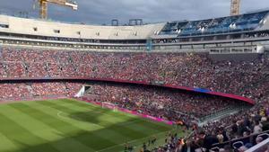 Así lucen las nuevas gradas del Spotify Camp Nou