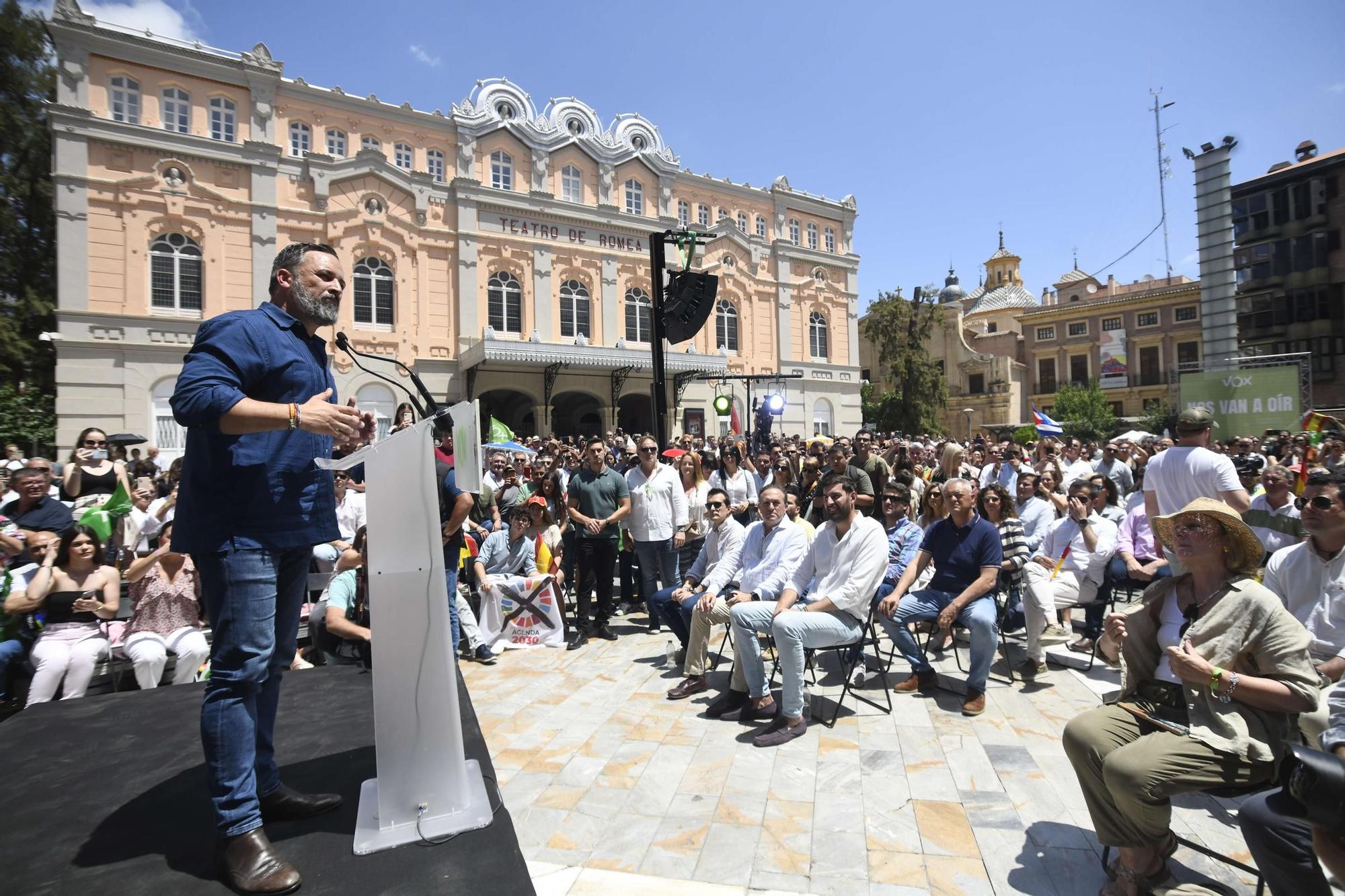 Acto de Santiago Abascal y Jorge Buxadé en Murcia